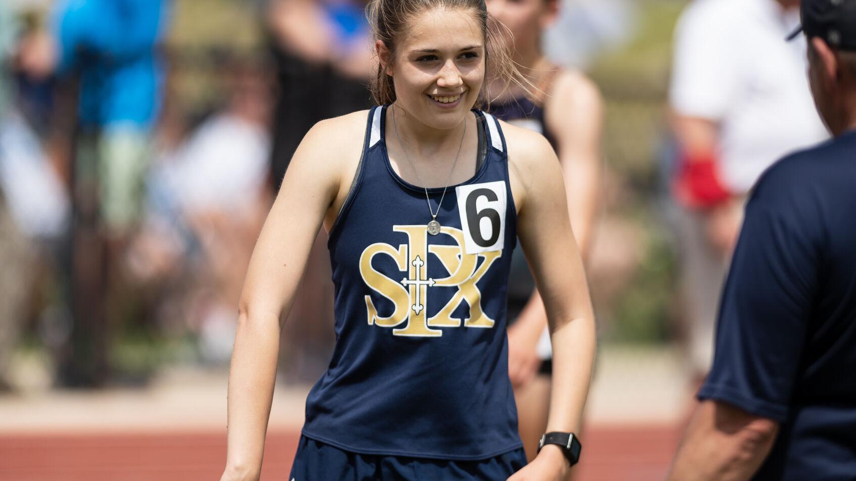 St. Pius X's Eimer sprints to a sectional win; Jefferson's Wrigley smiles her way to state